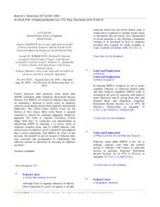 Moench v. Robertson, 62 F.3dUSLW 2164, 19 Employee Benefits Cas. 1713, Pens. Plan Guide (CCH) P 23911Z materials which were not before district court, it would allow expansion to include actual copies of d