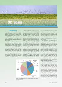 32 Spain 1.0 Overview According to the Spanish Wind Energy Association’s (AEE) Wind Observatory, the installed wind capacity in Spain reached