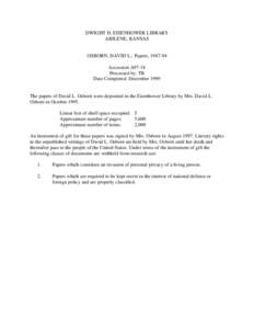 Microsoft Word - OSBORN, DAVID L.  Papers, [removed]doc