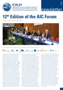 newsletter 12th Edition of the AIC Forum Brindisi (Italy), 6th-8th June 2012