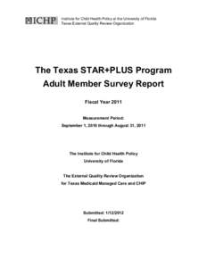 The Texas STAR+PLUS Program