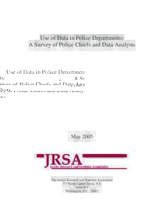 Crime / Uniform Crime Reports / Crime analysis / National Incident Based Reporting System / Federal Bureau of Investigation / Analysis / Crime mapping / Quantitative methods in criminology / Law enforcement / Criminology / United States Department of Justice