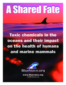 A Shared Fate  Toxic chemicals in the oceans and their impact on the health of humans and marine mammals