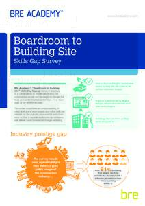 www.breacademy.com  Boardroom to Building Site Skills Gap Survey