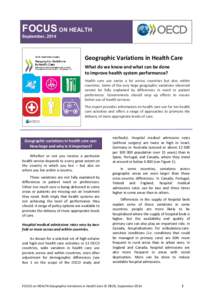 Health economics / Publicly funded health care / Caesarean section / Medicare / Health care system / Health care / Canadian Institute for Health Information / Hysterectomy / Unwarranted variation / Medicine / Health / Healthcare