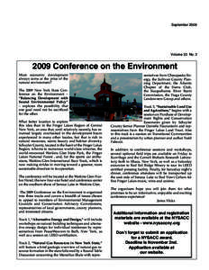 September[removed]Volume 33 No[removed]Conference on the Environment Must economic development