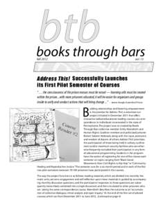 btb  books through bars fallvol. 13