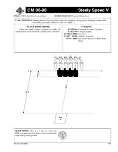 CM[removed]RULES: USPSA Rule Book, Current Edition Steely Speed V COURSE DESIGNER: Nationals Design Team