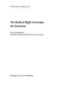 Bertelsmann Stiftung (ed.)  The Radical Right in Europe: