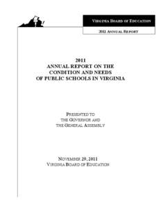 Charter School / Achievement gap in the United States / Education reform / Chesterfield County Public Schools / Standards of Learning / Education / Education in Virginia / Government of Virginia