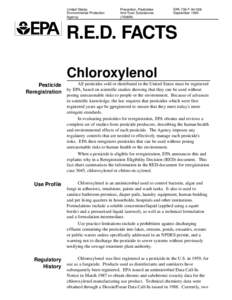 Environmental health / Pesticide / Soil contamination / Environment / Chloroxylenol / Health effects of pesticides / Biology / Pesticide regulation in the United States / Pesticides / Antiseptics / Agriculture