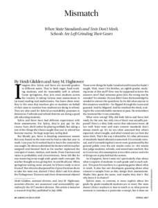 Standardized tests / Educational psychology / Psychometrics / No Child Left Behind Act / Outcome-based education / Test / Grade / Common Core State Standards Initiative / Standards of Learning / Education / Education reform / Standards-based education