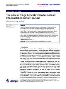 Argente and García IZA Journal of Labor Economics:1 DOIs40172ORIGINAL ARTICLE  Open Access