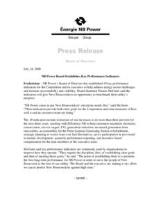 Microsoft Word - English Press Release - NB Power Board of Directors _2_.doc