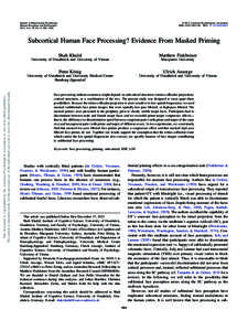 Journal of Experimental Psychology: Human Perception and Performance 2013, Vol. 39, No. 4, 989 –1002 © 2012 American Psychological Association/$12.00 DOI: a0030867