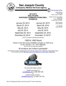 Microsoft Word[removed]HAM Radio Communications Drill Flyer