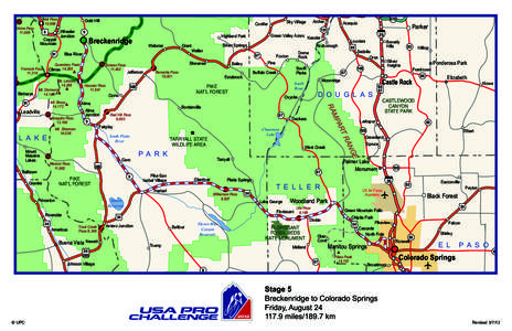 Mountain passes of Colorado / Denver /  South Park and Pacific Railroad / 285 corridor / Trout Creek Pass / U.S. Route 24 / U.S. Route 285 / South Platte River / Hoosier Pass / Kenosha Pass / Colorado counties / Geography of Colorado / Colorado