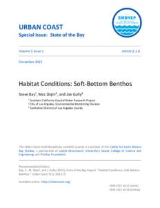 URBAN COAST Special Issue: State of the Bay Volume 5 Issue 1 Article 2.1.6