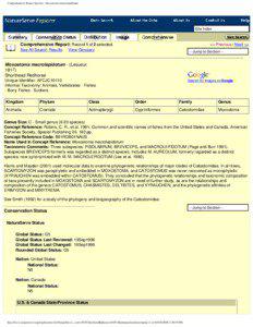 Comprehensive Report Species - Moxostoma macrolepidotum