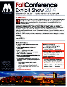 FallConference Michigan Association of School Administrators Exhibit Show 2014