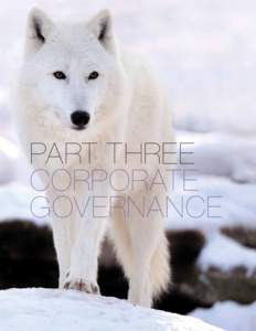 PART three CORPORATE GOVERNANCE part 3 Corporate Governance