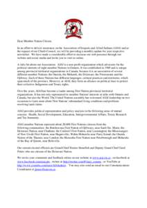 MN Newsletter Submission - April 2012