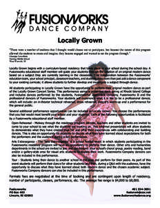 Dance / Etobicoke School of the Arts / Institute for Advanced Theatre Training