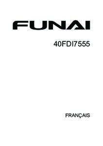 FUNAI BRANDࠉNEW PRODUCT LOGO (revised edition㸧  1,APR.,2010 40FDI7555