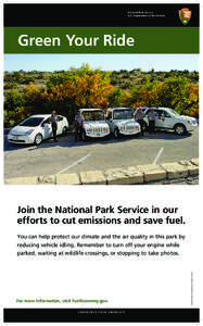 Green Your Ride - Idle Reduction Poster - Option A