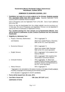 Association of Commonwealth Universities / Vivekananda Vidya Mandir / AMIE / Education / Ramakrishna Mission Residential College / Standardized tests