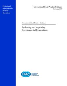 Ethics / Corporate governance of information technology / Governance / AccountAbility / Enterprise risk management / Management accounting / Audit / International Federation of Accountants / Stakeholder / Accountancy / Business / Auditing