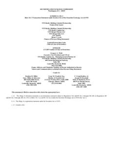 SECURITIES AND EXCHANGE COMMISSION Washington, D.CSCHEDULE 13E-3 Rule 13e-3 Transaction Statement under Section 13(e) of the Securities Exchange Act of 1934 NTS Realty Holdings Limited Partnership (Name of the Is