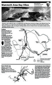 National Park Service U.S. Department of the Interior Mammoth Area Day Hikes  Yellowstone National Park