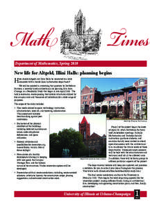 Math  Times Department of Mathematics, Spring 2010