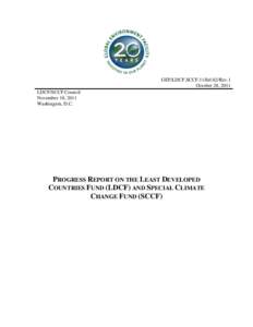 GEF/LDCF.SCCF.11/Inf.02/Rev.1 October 28, 2011 LDCF/SCCF Council November 10, 2011 Washington, D.C.