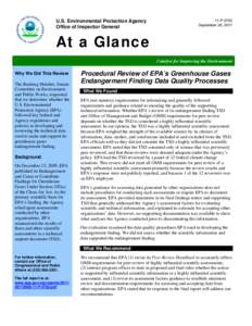 Environment / Government / Regulation of greenhouse gases under the Clean Air Act / U.S. Government peer review policies / Air pollution in the United States / United States Environmental Protection Agency / Clean Air Act