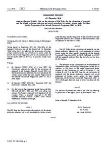 Commission Decision of 9 December 2010 amending Decision C[removed]on the adoption of ERC Rules for the submission of proposals and the related evaluation, selection and award procedures for indirect actions under the