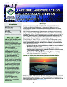 Lake Erie LAMP 2013 Annual Report