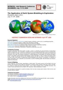 Academia / Academic publishing / Knowledge / Sedimentology / Abstract management / Conferences / Society for Sedimentary Geology / Scientific modelling / Snowbird / Abstract