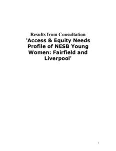Microsoft Word - Consultation Paper - Access & NESB Young Women.doc