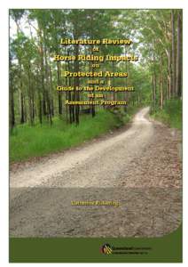 Literature review of horse riding impacts on protected areas