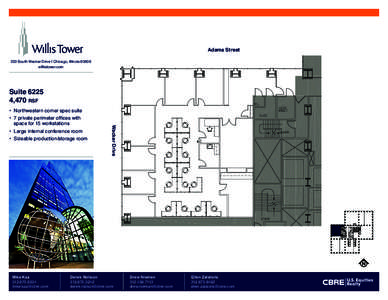 Adams Street 233 South Wacker Drive | Chicago, Illinoiswillistower.com  Suite 6225