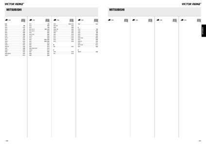 MITSUBISHI  MITSUBISHI A Code