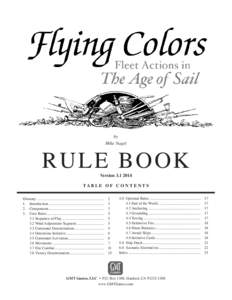 Flying Colors — verby Mike Nagel  RULE BOOK