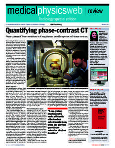 medicalphysicsweb  review Radiology special edition In association with the journal Physics in Medicine & Biology