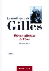 Le  meilleur de Gilles Brèves effusions