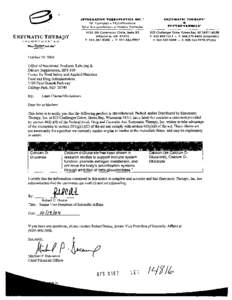 INTEGRATIVE THERAPEUTICS INC.’ NF Formulas * PhytoPharmica Tyler Encapsulations