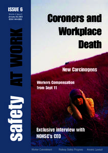 ISSUE 6  safety AT WORK Volume 4 Issue 6 January 28, 2003