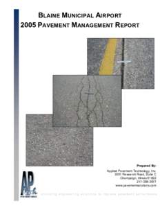 Blaine Municipal Airport[removed]Pavement Management Report