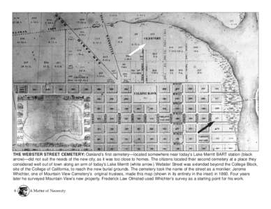 Mountain View Cemetery / Samuel Merritt / Oakland /  California / Brayton / Lake Merritt / Frederick Law Olmsted / Geography of California / San Francisco Bay Area / Geography of the United States